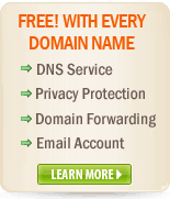 Free Services with Every Domain!
